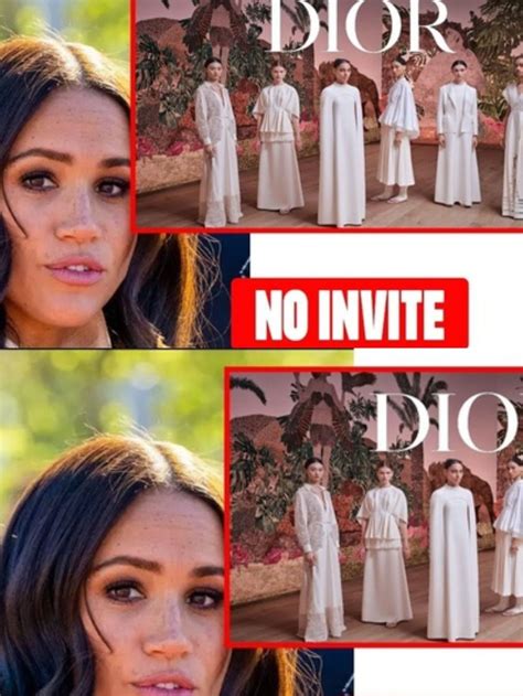 did dior sign meghan markle.